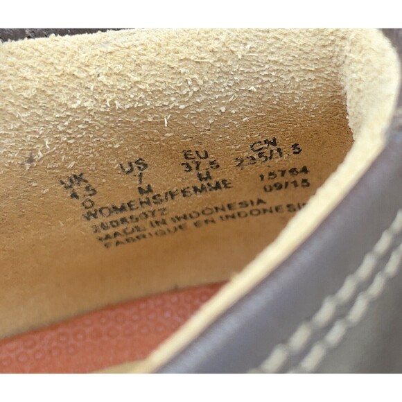 Clarks Un.Loop Women’s Brown Leather Ortholite Slip On Shoes Size 7 M - Picture 7 of 14